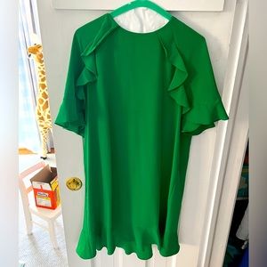 Green Ruffle Dress